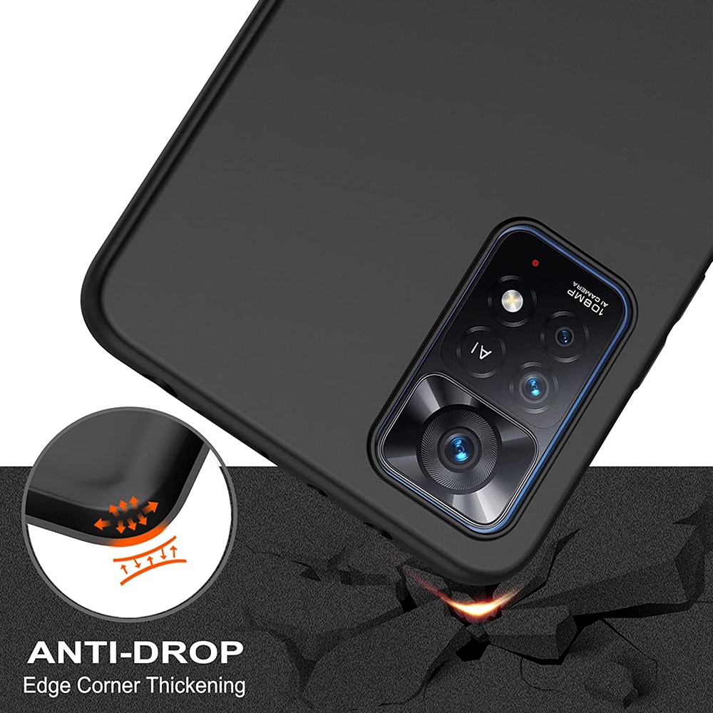 Ốp Điện Thoại Silicon Mềm Nhám Sang Trọng Cho Xiaomi Redmi Note 11 11S 11T 10 10S 10T 9 9S 9T 8 Pro 10A 10C 9A 9C 5G