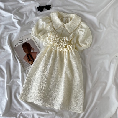 SẴN HÀNG - Váy babydoll tay bồng tiểu thư -Tikbook Store