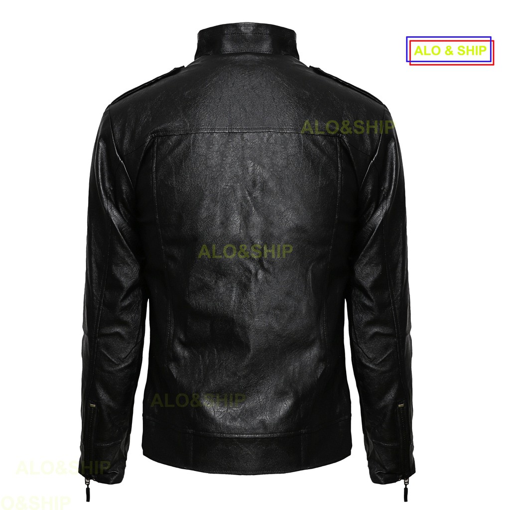 Áo Khoác Da Nam Lót Lông Thời Trang Cao Cấp Pious AD026k + Tặng Kèm 1 Kính Mát | BigBuy360 - bigbuy360.vn