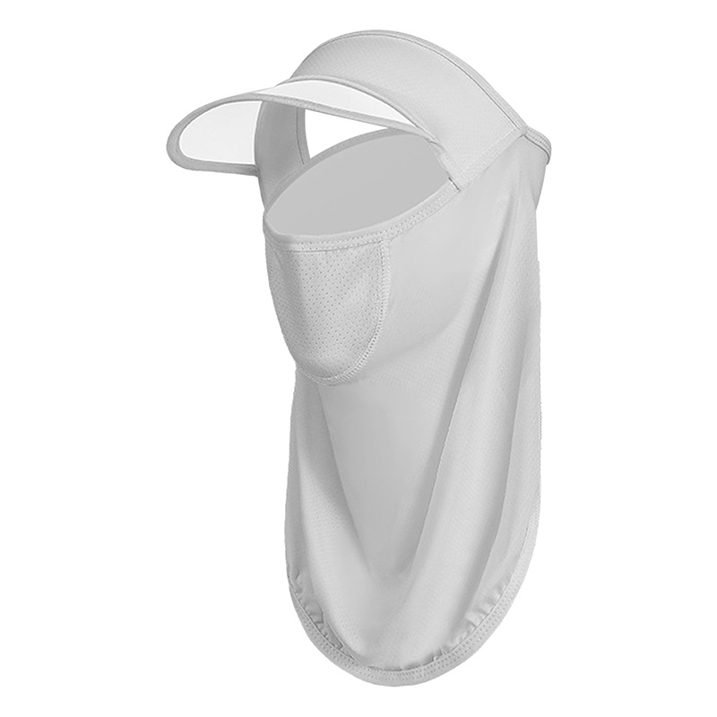 Khẩu Trang Tích Hợp Khẩu Trang Chống Nắng Và Tia Uv Bằng Lụa Mát Thoáng Khí Dùng Khi Đi Câu Cá / Lái Xe Ngoài