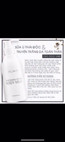 Bộ tắm trắng ALMA