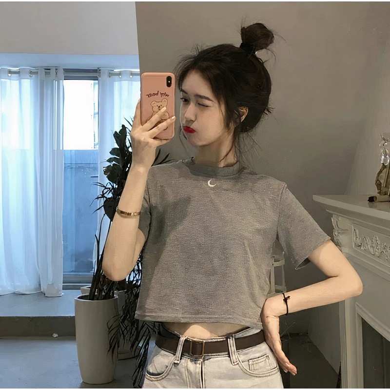 Áo Croptop MOON MẶT TRĂNG Body Ôm - VIET_STAR | BigBuy360 - bigbuy360.vn