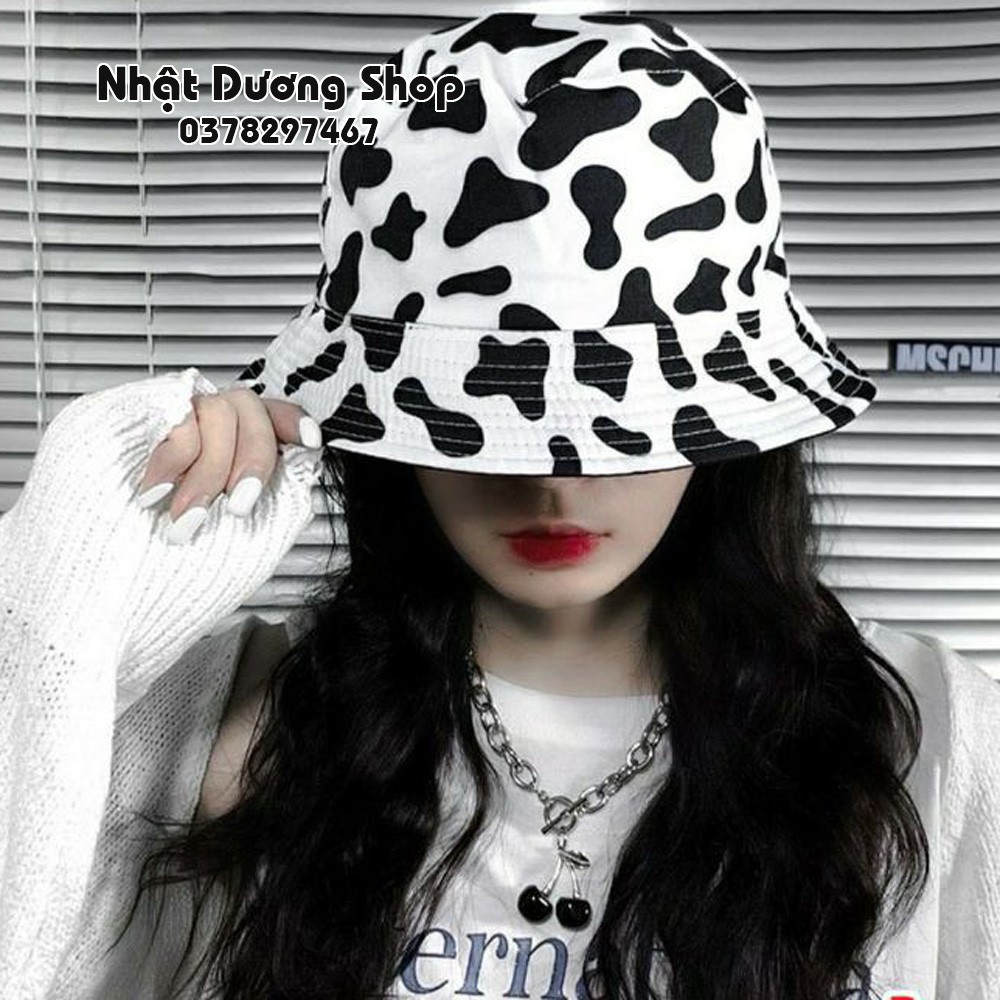 Mũ Tai Bèo Bò Sữa &amp; Ngựa Vằn đẹp mũ tai bèo,chất liệu cotton thoáng mát thích hợp cho nam nữ
