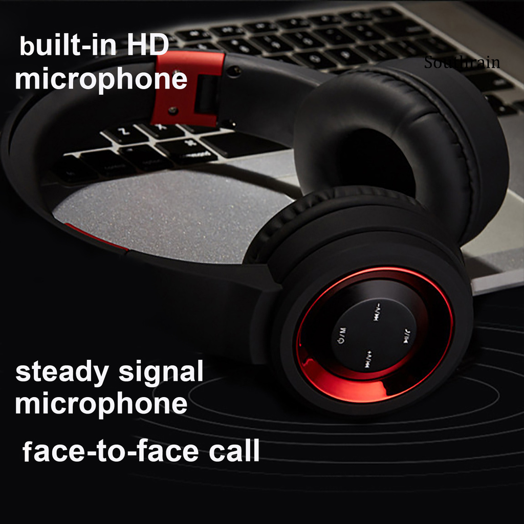 Southrain TR905 Breathable Foldable Wireless Rechargeable Headphone Bass Headset with Mic