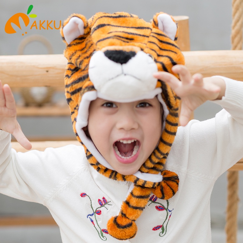 Mũ Tai Thú Nhồi Bông Dễ Thương Cho Bé