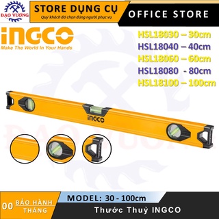 Thước thủy ingco 30 - 100cm hsl18030 - hsl18040 - hsl18060 - hsl18080 - hsl18100