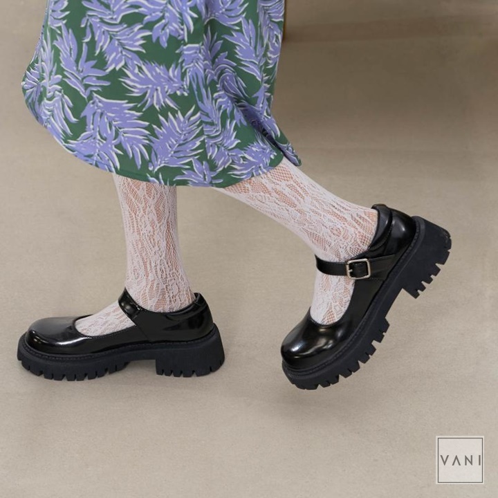 Tất Vớ Bắp Chân Lưới Hoa Viền Ren Phong Cách Lolita - Vani Store - TAT00142