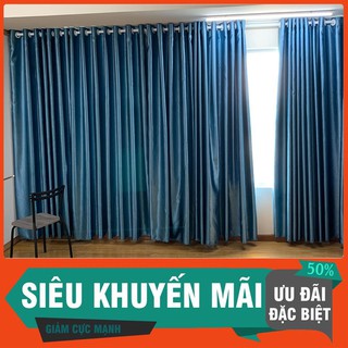 Rèm Cửa Sổ xanh dương chống nắng cực tốt 🔆, sang trọng, nhiều kích cỡ, hoạ tiết - Rèm Cửa Thanh Minh
