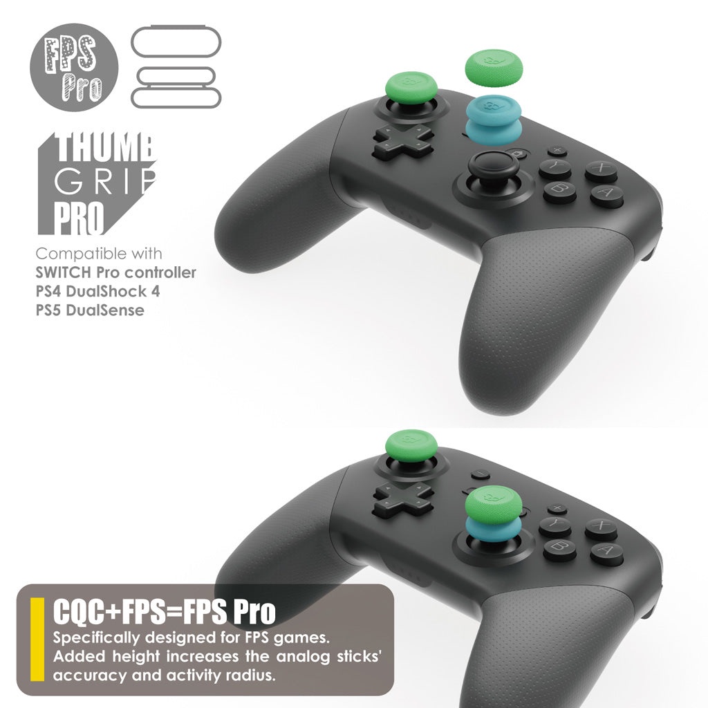Núm bọc Thumb Grip Set hãng Skull & Co cho analog Pro Controller / DualShock 4 / DualSense