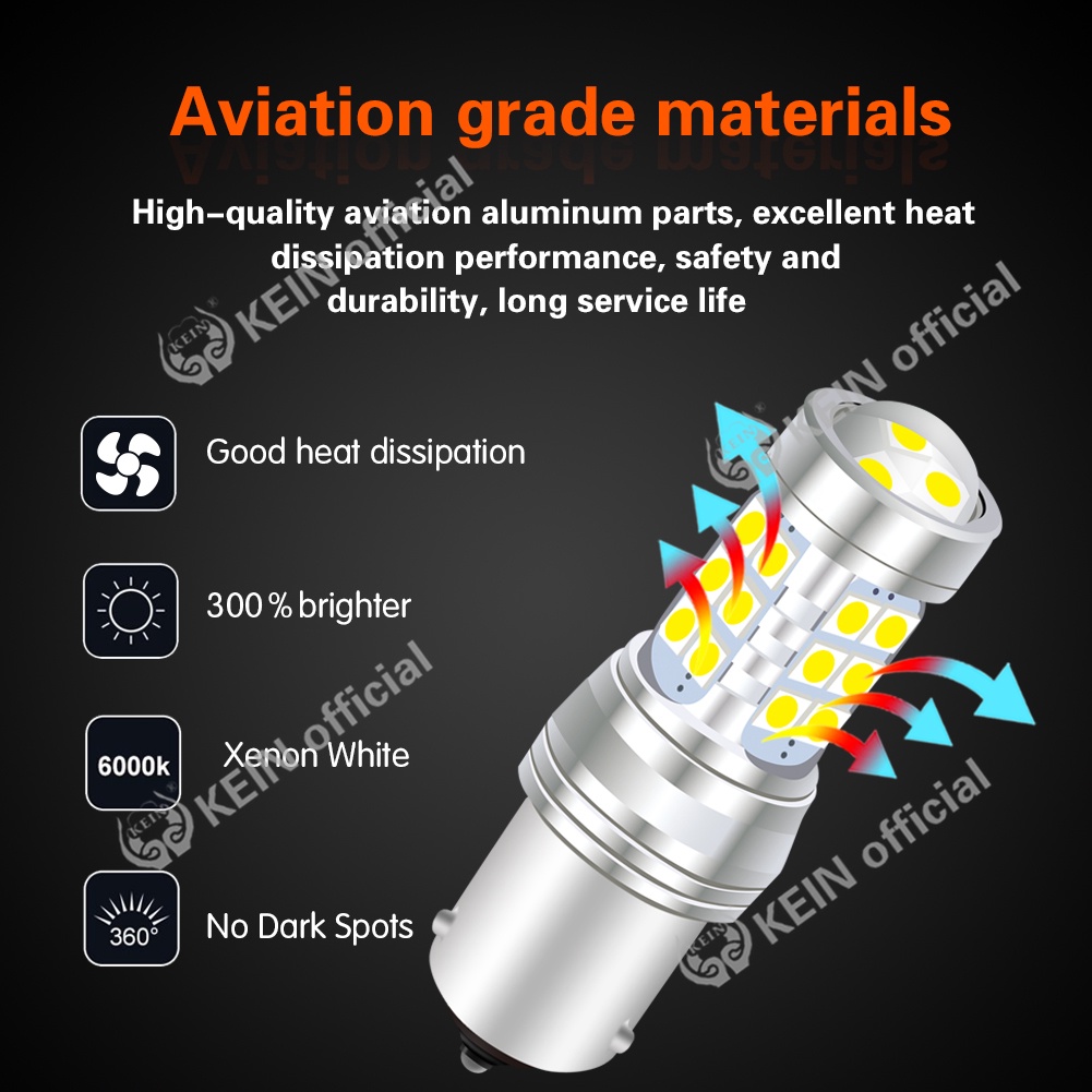 Đèn Led Tín Hiệu 3 Flash T15 T20 1156 W16W P21W W21W BA15S 7440 DC12V Màu Trắng