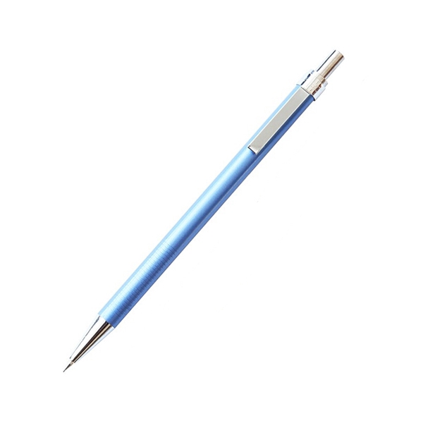 Bút Chì Bấm 0.5 mm - Vỏ Kim Loại - Deli 6492 - Màu Xanh