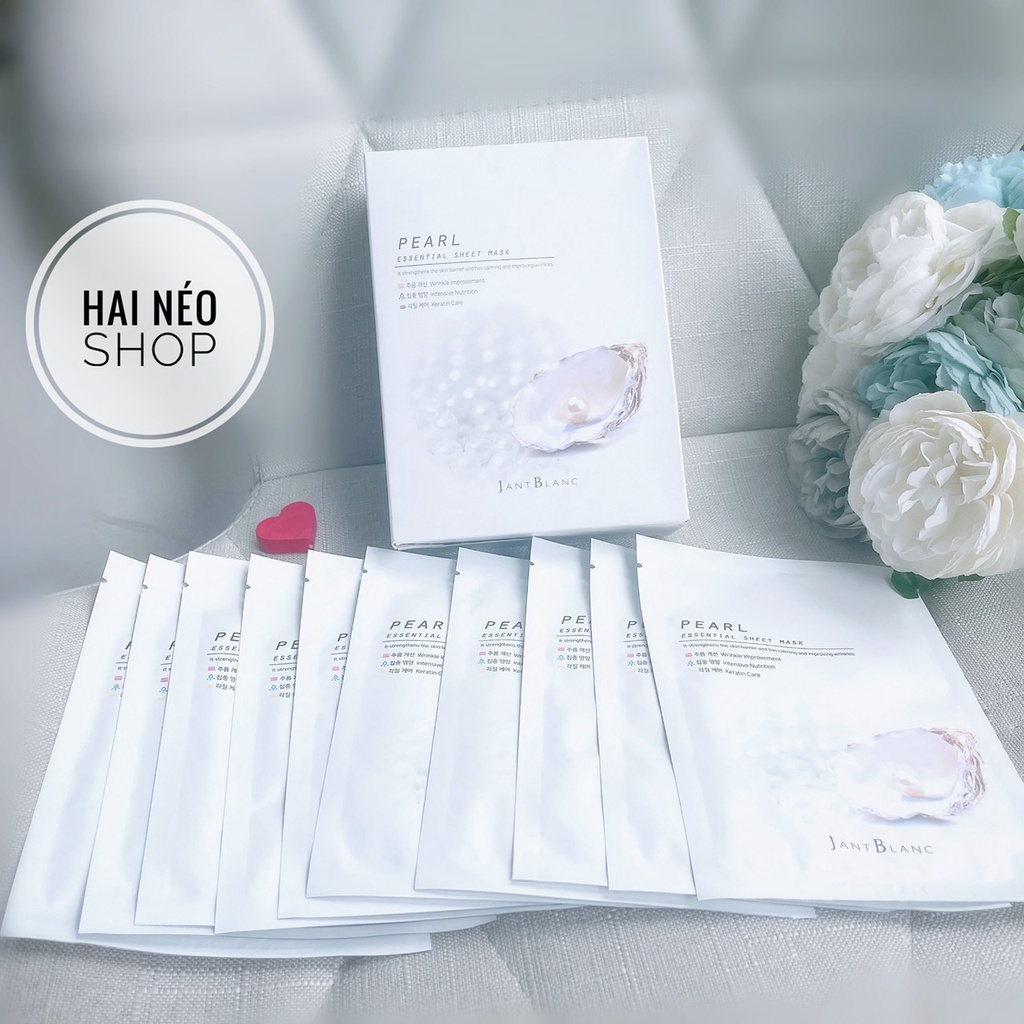 [DATE 05/22] Set 5 miếng Mặt nạ cung cấp dưỡng chất JANT BLANC ESSENTIAL SHEET MASK (Hàn Quốc)