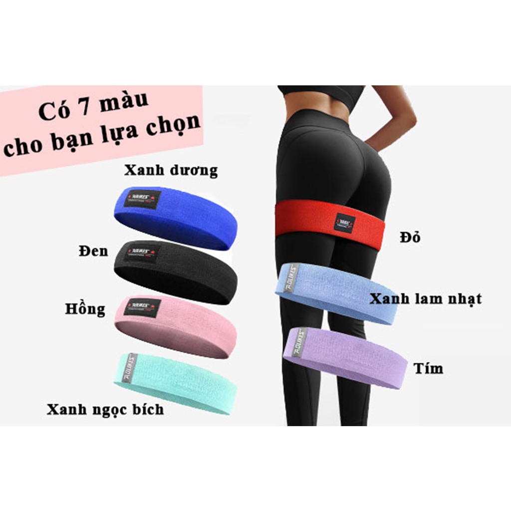 Dây mini Band Kháng lực tập chân mông Aolikes ⚡ Free Ship ⚡ phụ kiện gym miniband chính hãng