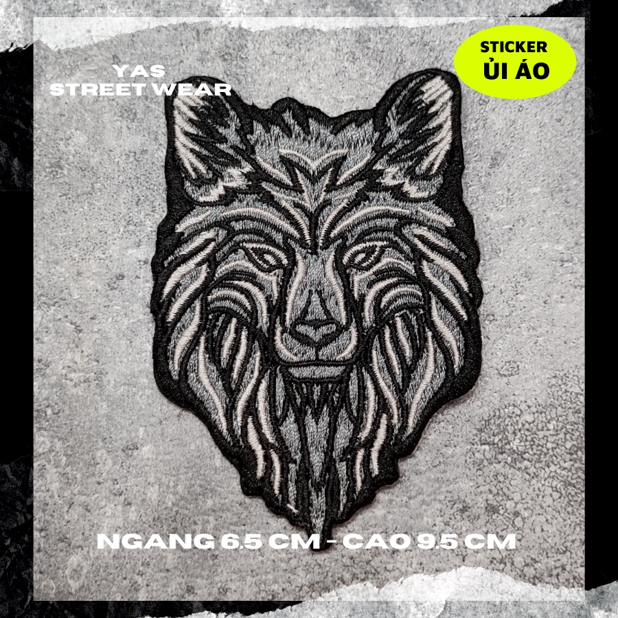 Sticker ủi áo cao cấp, miếng dán quần áo dùng làm Patch ủi, miếng vá quần áo, vá áo phao, trang trí BALO