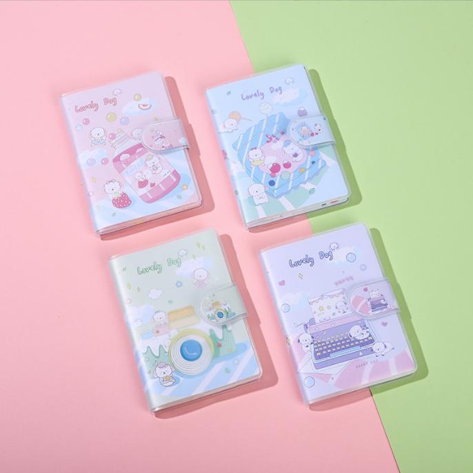 Sổ Tay Mini A7 Có Khóa Dán Nhựa Cute (Giao Ngẫu Nhiên Theo Phân Loại)