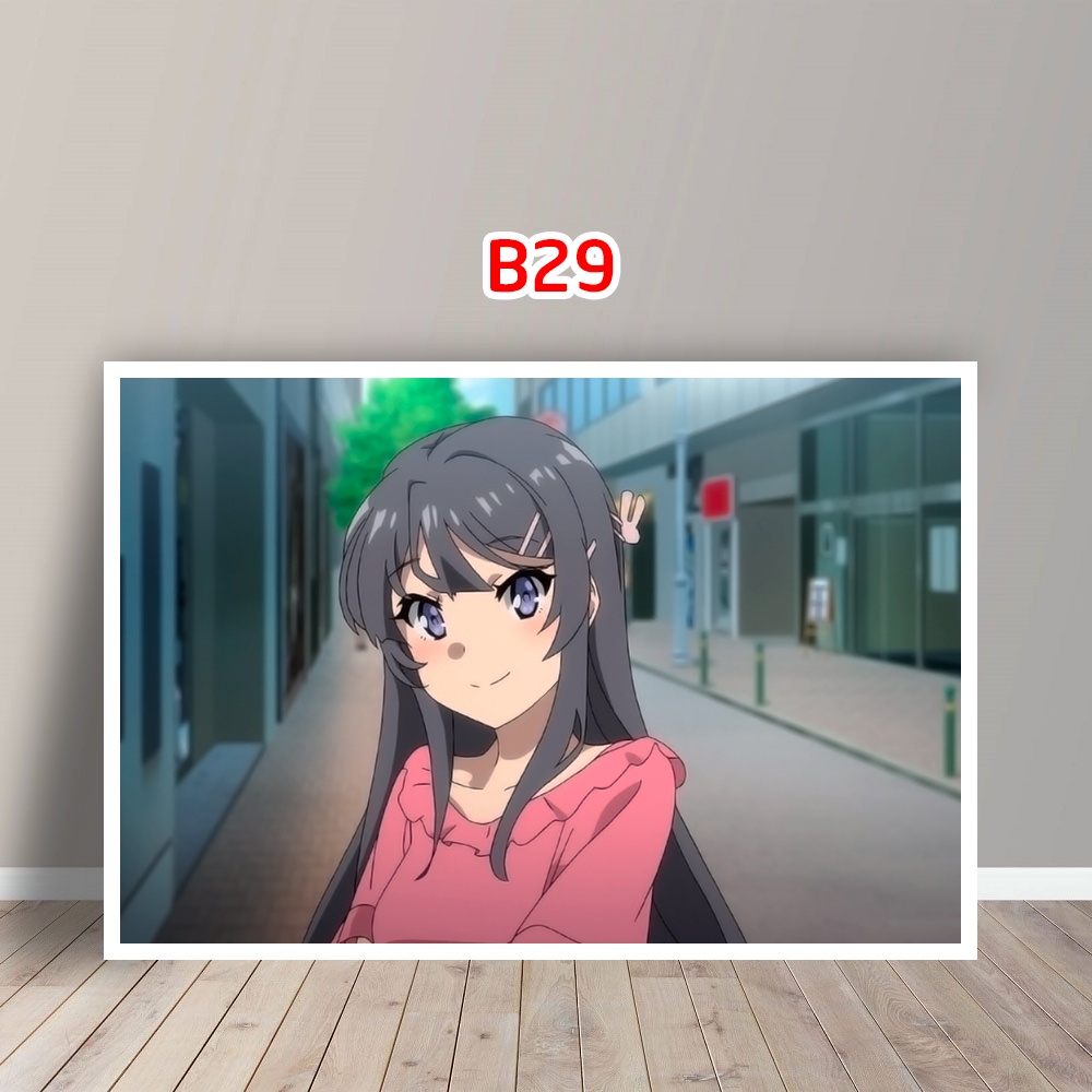 Tấm Postcard Cao Cấp Anime Bunny Girl Senpai