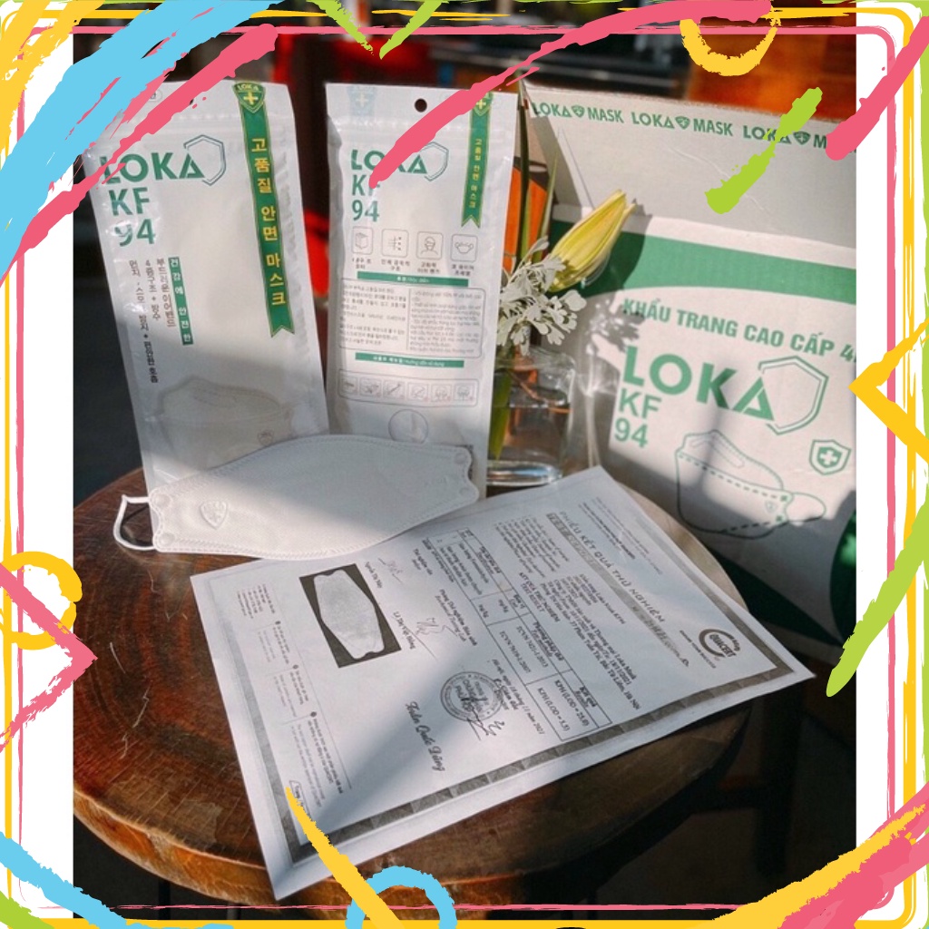 Khẩu trang KF94 Loka 1 thùng 300C