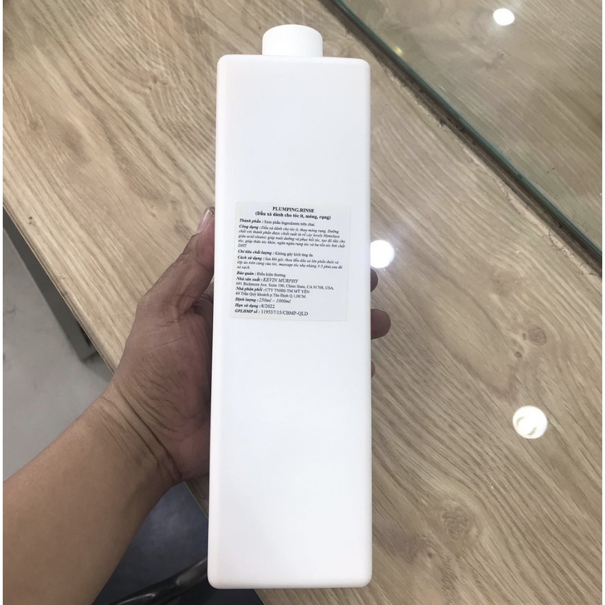 Dầu xả cho tóc dầu rụng và kích thích mọc tóc Plumping.Rinse Kevin.Murphy 1000ml