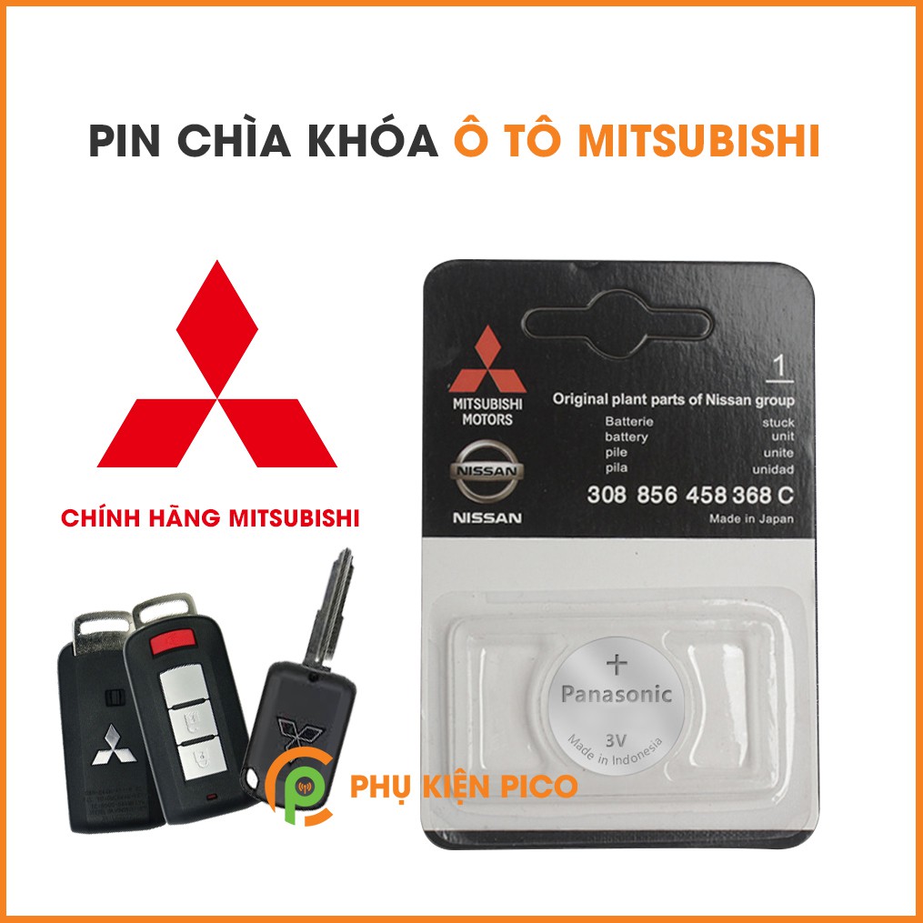 Pin chìa khóa ô tô Mitsubishi chính hãng Mitsubishi sản xuất tại Indonesia 3V