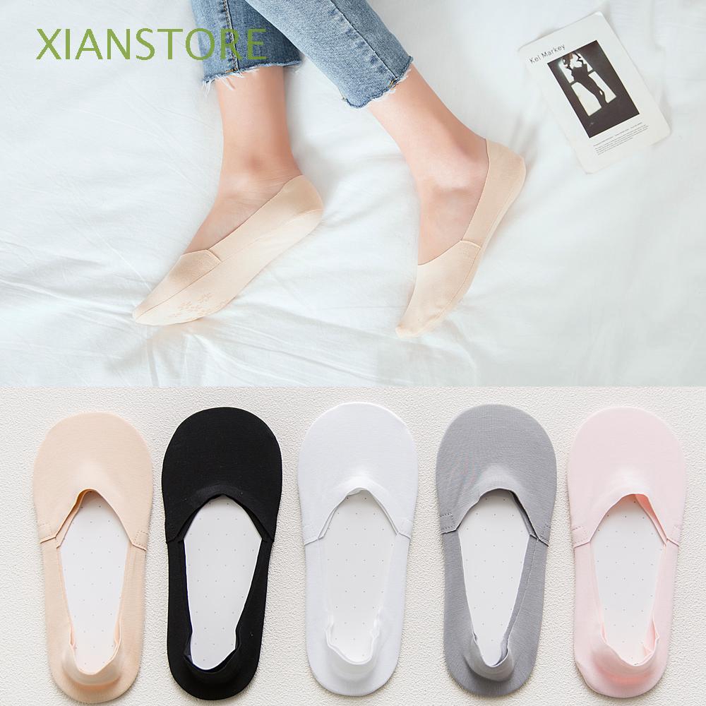 Vớ ngắn ngang mắt cá chân vải cotton