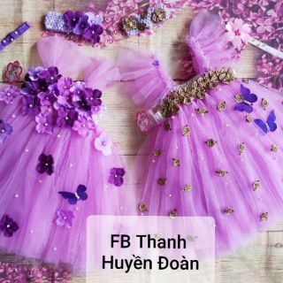 Váy tutu tím nhạt CTC