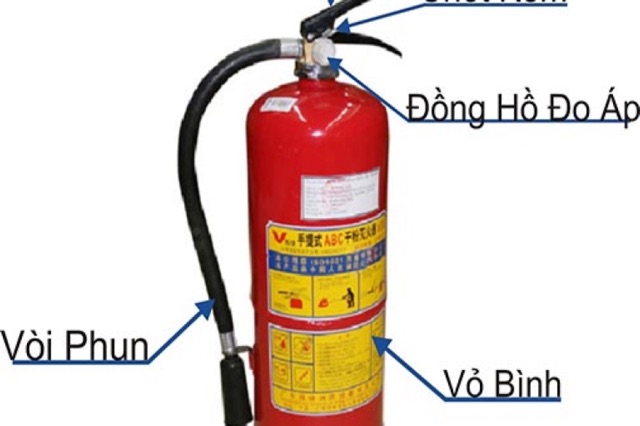 Bình chữa cháy bột MFLZ4 ABC.