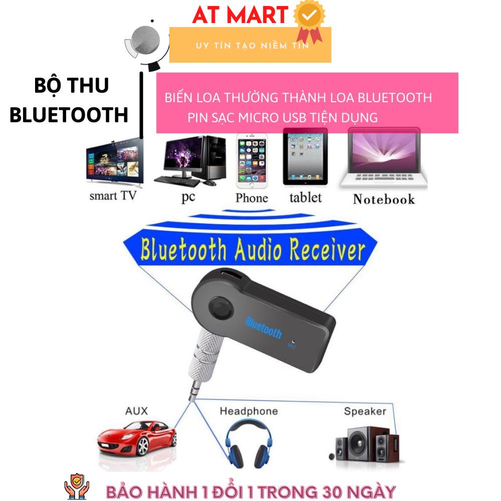 Bộ thu Bluetooth 4.1 Biến Loa Thường Thành Loa Không Dây (Tích hợp Pin Sạc)