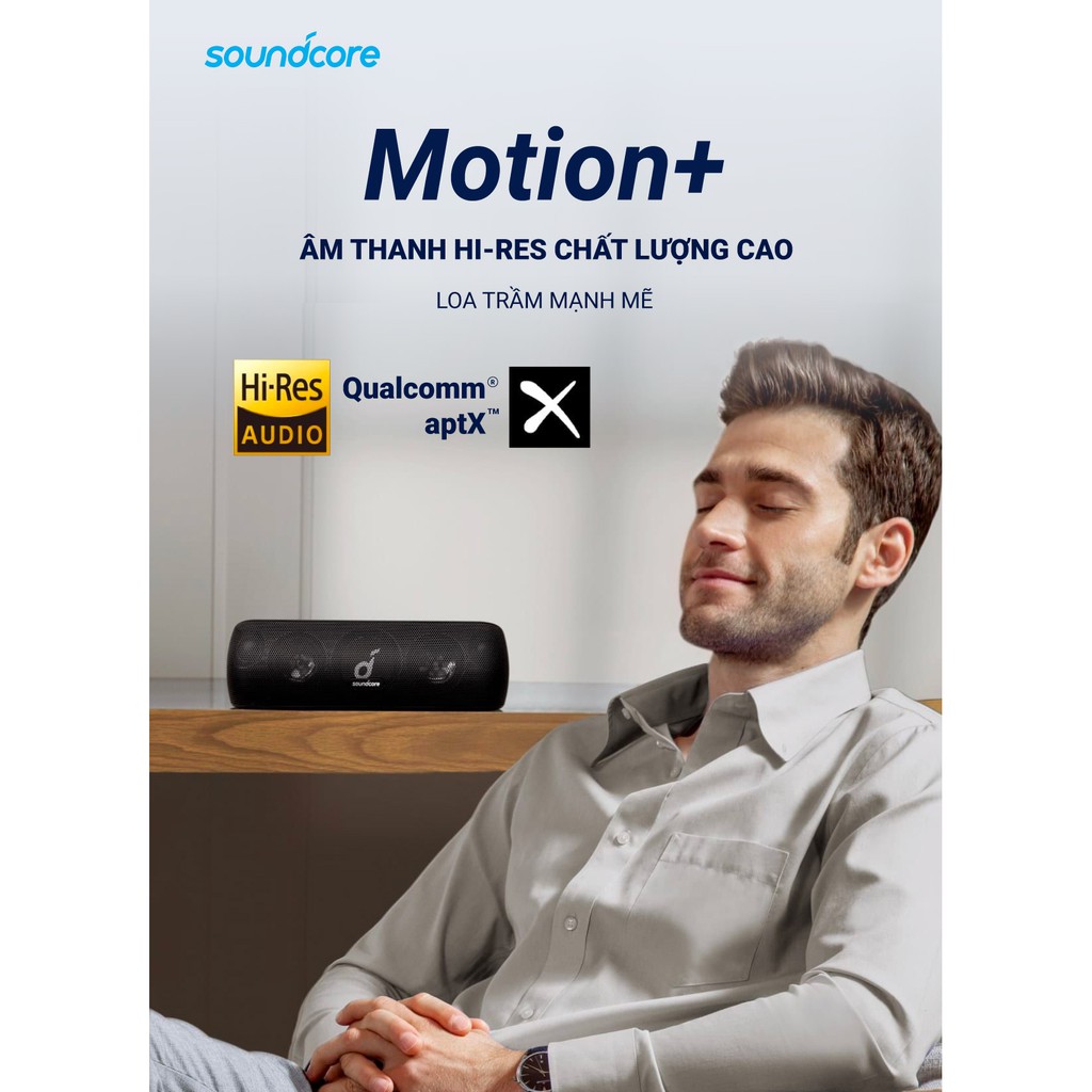 Loa bluetooth SOUNDCORE (by Anker) Motion+ [Motion Plus] 30W - A3116