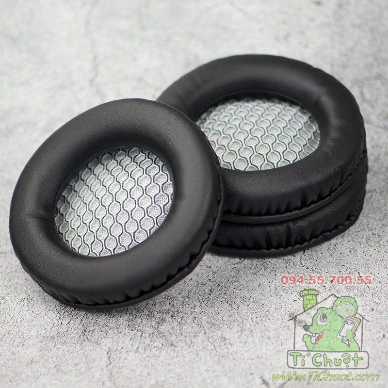 [1 Cặp-Ảnh Thật] Đệm Mút Da Bọc Tai Nghe Tròn 10cm/ 100mm Headphones Game Trùm Đầu