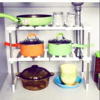 Kệ gầm bếp để xoong nồi tiện dụng