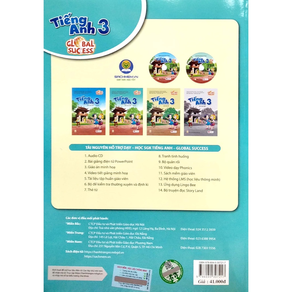 Sách Tiếng Anh Lớp 3 - Sách Học Sinh - Tập 2