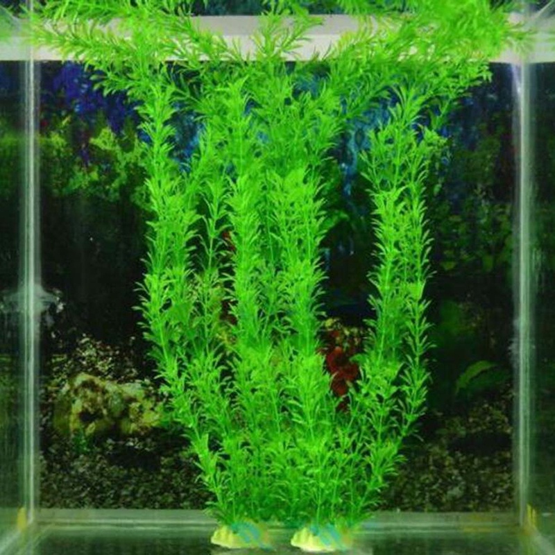 Cây Cỏ Nhựa Nhân Tạo Trang Trí Bể Cá