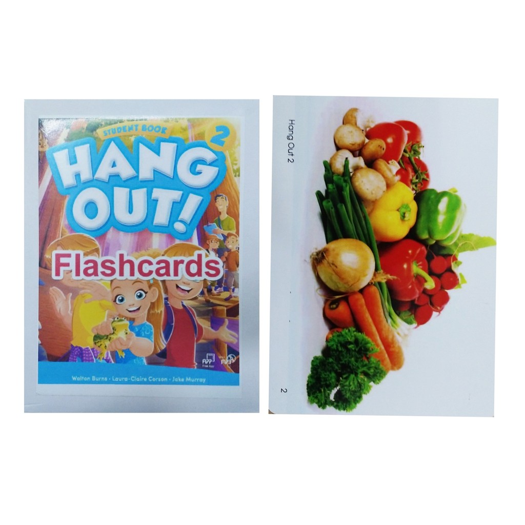 Flashcard - Hang out! 1,2 ( 2 mặt )
