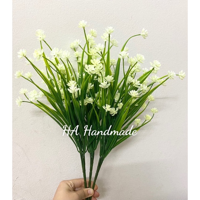 Cụm cỏ trang trí cắm điểm trang trí nhà cửa,chậu lọ hoa handmade