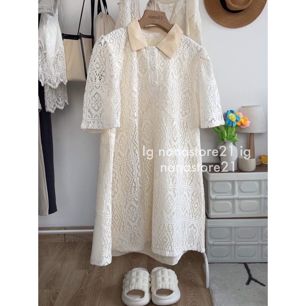 Váy polo ren dáng xuông Nana21 Nana21store