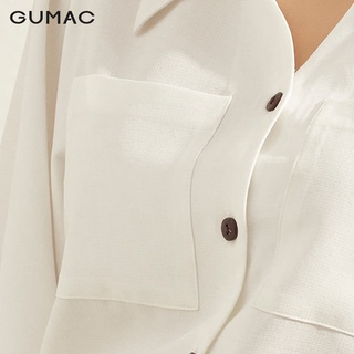 Áo sơ mi nữ 2 túi AA1105 GUMAC