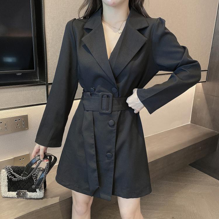 [SIÊU SALE] Đầm Vest Blazers Kèm Đai Thắt Eo Thiết Kế Phong Cách Hàn Quốc | BigBuy360 - bigbuy360.vn