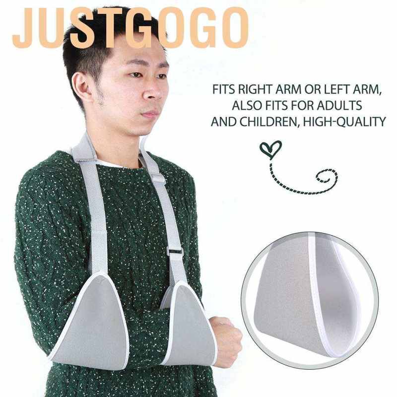 Adjustable Medical Shoulder Arm Strap Sling Swathe Brace Reinforced Immobilizer Broken Forearm