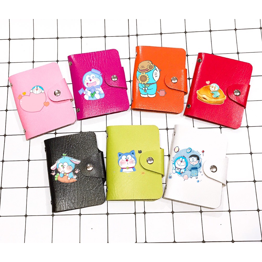 Bao đựng card totoro BDCI4 túi đựng namecard doremon vô diện chuột vàng shin one piece sumikko jinbeisan kero CCS