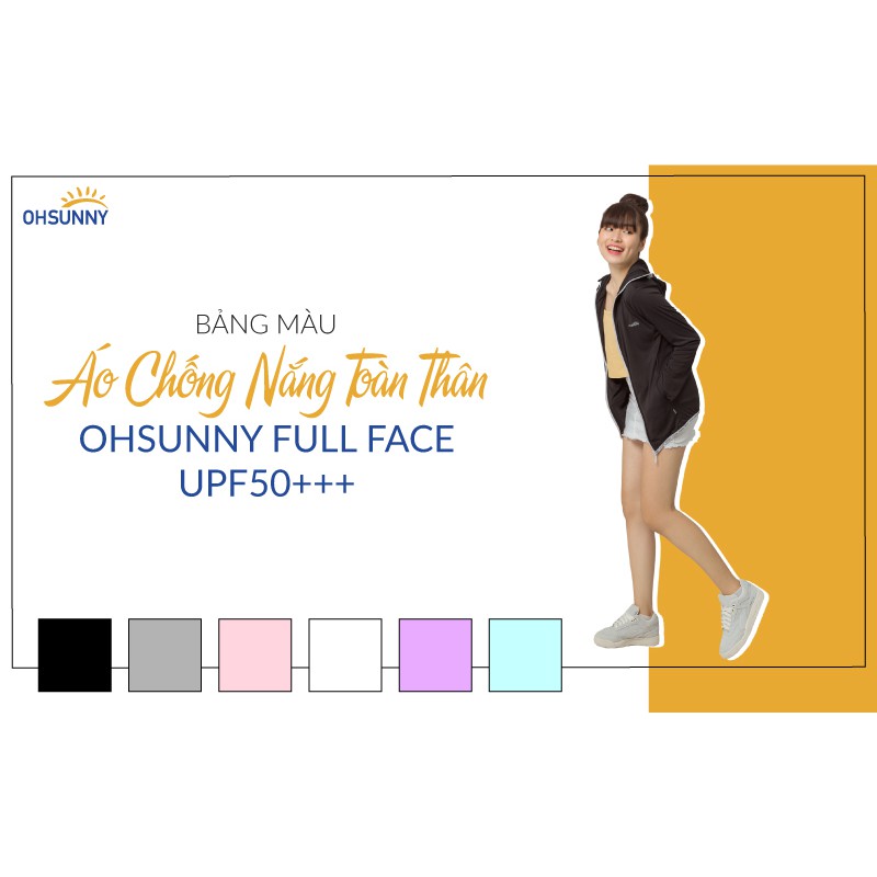Áo Chống Nắng Nữ OHSUNNY Full Face UPF50+++ 19SSF039 | BigBuy360 - bigbuy360.vn