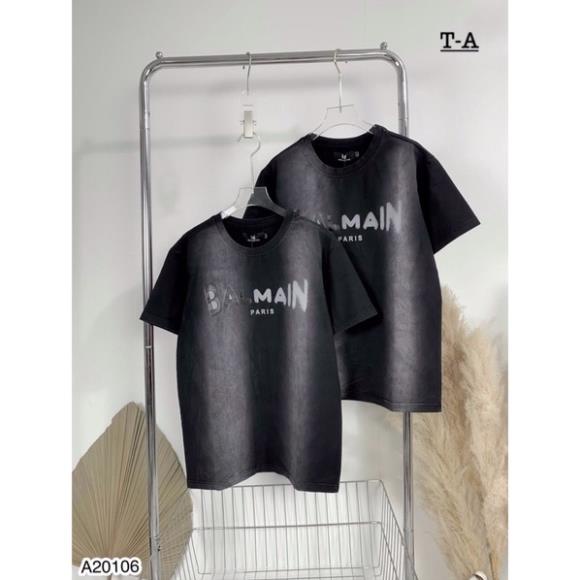 Áo Phông Nam Loang BLCG Chất Đẹp - Áo Phông Nam Balmain Loang Siêu Hot