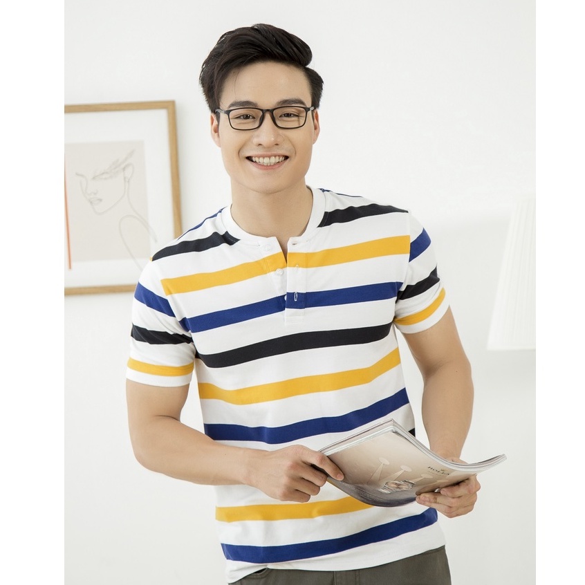 Áo Polo Nam Genviet Kẻ Cộc Tay D5324T1850