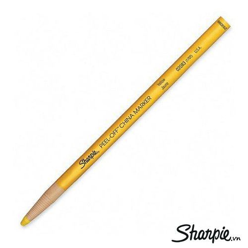 Bút chì xé vẽ trên mọi chất liệu Sharpie Peel-Off China Marker Màu vàng