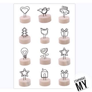 [VPP] Dụng cụ ghim kẹp giấy ghi chú note handmade gỗ