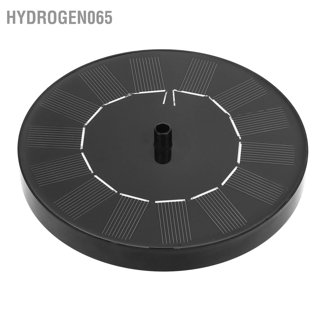 Hydrogen065 Máy bơm đài phun năng lượng mặt trời 1.2W 7V Đài nước với 6 vòi khác nhau 4 thanh đỡ cho bể cá trong vườn Hồ bơi