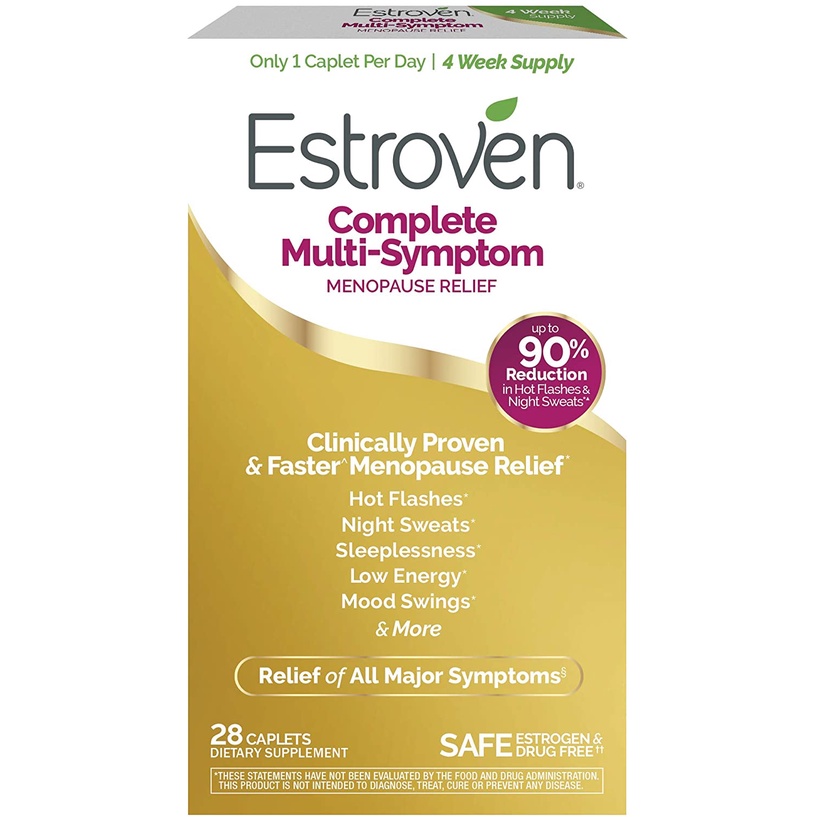 [DATE 3/2023] Estroven Complete Multi-Symptom Menopause Relief Caplets 28 VIÊN