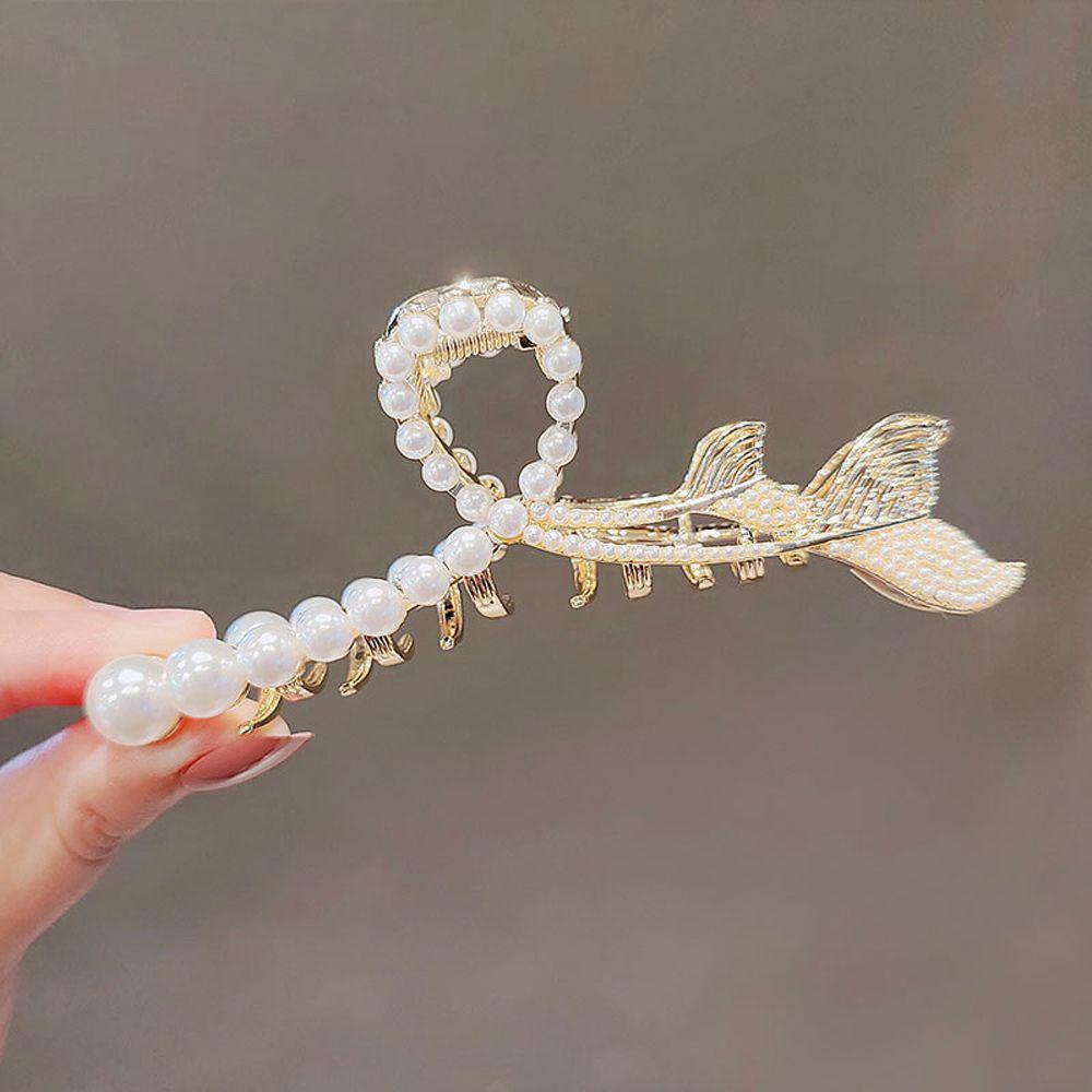 Kẹp Tóc Hình Cá Mập Phong Cách Vintage Thanh Lịch Cho Nữ