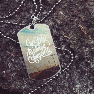 [HOT] Thẻ dogtag dây chuyền CUỘC ĐỜI LÀ NHỮNG CHUYẾN ĐI