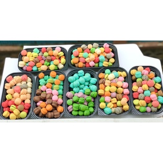 Bánh MACARON -32viên mini(Bánh kết hợp với mứt trái cây - giảm độ ngọt)