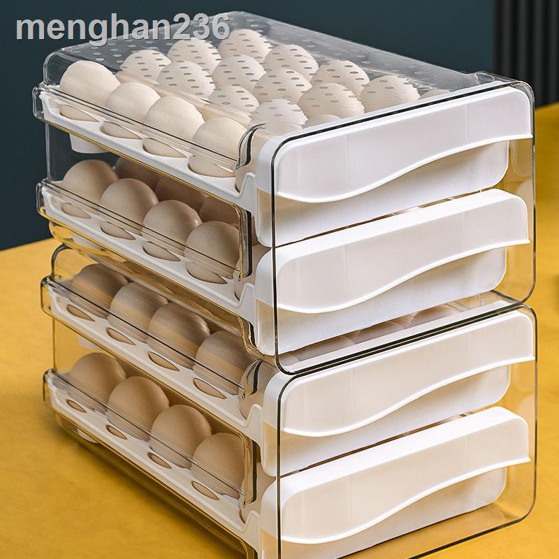 Hộp Nhựa Trong Suốt 40 Ngăn Đựng Trứng Để Tủ Lạnh Tiện Dụng